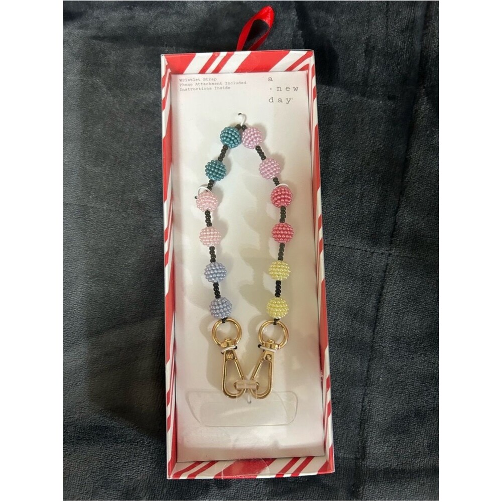 Beaded Wristlet Strap